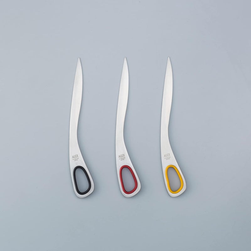 ALLEX\アレックス Letter Opener 6.7" Sword Envelope Opener Knife, Japanese Stainless Steel Blade, Mail Opener Paper Knife Tool All Metal, Yellow, Made in Japan - Image 2